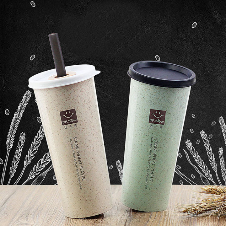 450Ml%20Popular%20Portable%20Hand%20Cup%20/%20Healthy%20Wheat%20Straw%20Cup%20with%20Straws%20/%20Student,Home,Office,Travel%20Coffee%20Drinking%20Bottle%201Pcs%20-%20Image%206