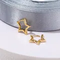 Thick Metal Hoops Earrings Statement Piece Y2k Style Irregular Shape Wave Hoop Earring Cold Color Exaggeration Design Metal Hoop Earring for Daily Wear Party Accessory Street Style Fashion Gift For. 