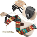 National Style Guitar Strap Acoustic Guitar Electric Guitar Universal Strap Retro Accessories Embroidery Accessories. 