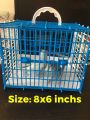 Birds Carrying Cage Only for Small Birds 1pc (Folding) Mix Color 8x6inch. 
