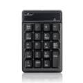 2.4G Numeric Keypad19 Keys Wireless USB Number Pad Keyboard Financial Numpad Waterproof Number Pad With Floating Keys For Laptop Desktop PC Computer Notebook. 