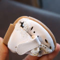 Girls' Half Sandals Spring/Summer 2021 New Korean Edition Bow Princess Baby Children's Soft Sole Fashion Single Shoes. 