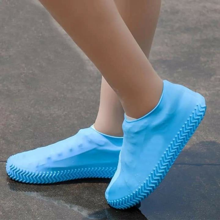 Shoe Rain Cover Waterproof Resuable Unisex Shoes Silicone Dust Cover Boots Male Female / Anti-slip Shoe Covers for Protection Boots Waterproof Silicone Shoe Cover Rain for shoes Reusable Rubber