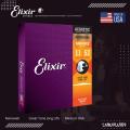 Elixir Strings 11027 Nanoweb 80/20 Acoustic Guitar Strings - .011-.052 Custom Light. 