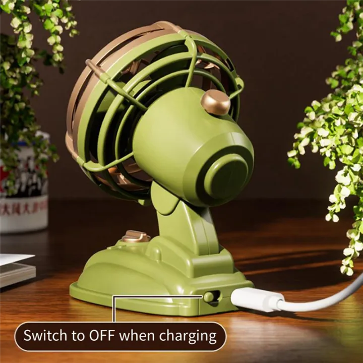 Retro%20Mini%20Desktop%20Fan%20400mAh%20USB%20Rechargeable%20Outdoor%20Desk%20Fan,White%20-%20Image%207