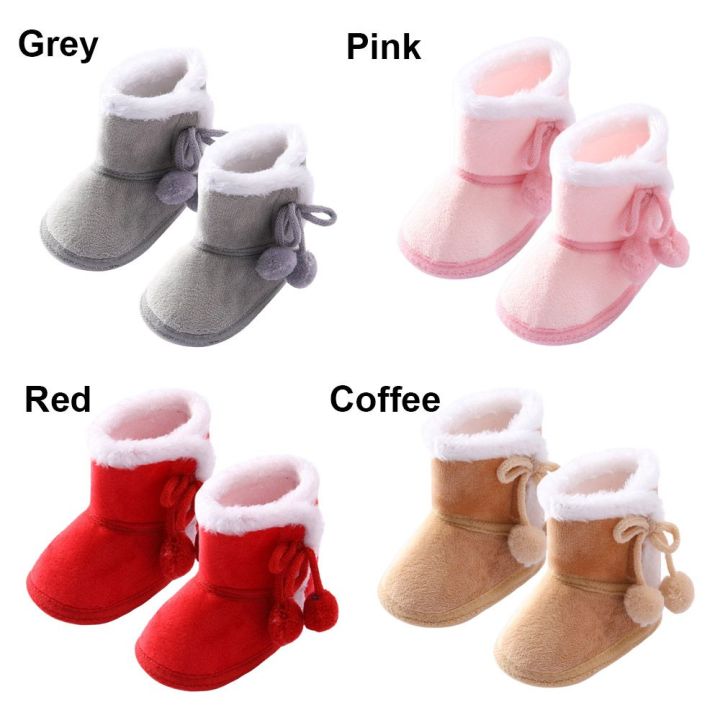Slip%20On%20Anti%20Skid%20Bottom%20Down%20Shoes%20Flat%20Snow%20Boots%20Newborn%20Toddler%20Plush%20Fur%20Winter%20Warm%20Boots%20-%20Image%203