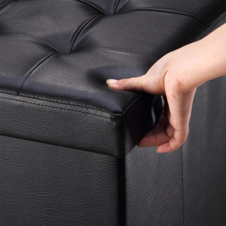 Square%20Shape%20PU%20Leather%20Rest%20Stool/mora%2014"14"14"%20Black%20-%20Image%205