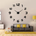 3d Acrylic Mirror Wall Clock. 