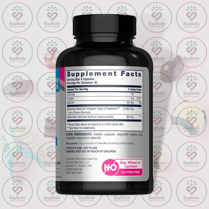 NeoCell%20Advanced%20Joint%20Complex%20Collagen%20Type%202%20+%20Hyaluronic%20Acid%20-%20120%20Capsules%20-%20with%20BioActive%20Peptides%20-%20for%20Joint%20&%20Cartilage%20Support%20-%20Image%203