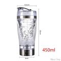 USB Rechargeable Electric Mixing Cup Portable Protein Powder Automatic Shaker Bottle Leakproof Mixer for Sugar. 