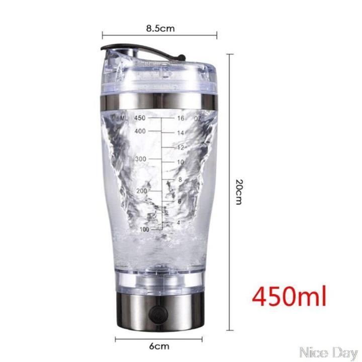 USB Rechargeable Electric Mixing Cup Portable Protein Powder Automatic Shaker Bottle Leakproof Mixer for Sugar
