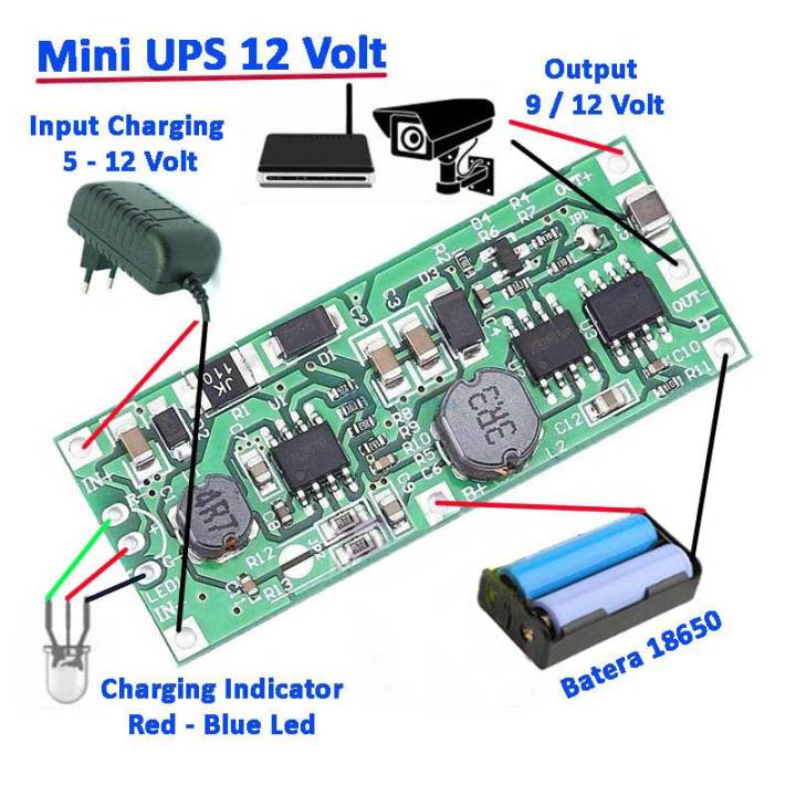 MiniUPS%20Circuit%20For%20Dc%20Onu%20Router%20Plus%20Li-Ion%20Lithium%2018650%20Battery%20Charging%20Module%20Step%20Up%20Boost%20Converter%20Dc%209V/12V%20Output%20Charge%20Discharge%20Ups%20Protection%20Board%20-%20Solar%20Panel%20-%20Image%202
