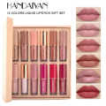 Handaiyan 12 Color Matte Liquid Lipstick Set Long-Lasting Smudge Proof 2.5ml Lip Gloss Set Matte Pearlescent Non-Sticky Lip Glaze Lipstick. 