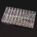 2 Box Watch Repair Tools Set Kits Watch Strap Screws Assortment Tube Friction Pin Clasps Rivet Ends 10mm-28mm. 