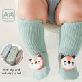 GC Infant Babies Anti-slip Floor Socks Newborn Cotton Cartoon Doll Warm Socks For 0-3 Years Old Boys Girls. 