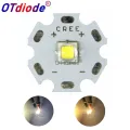 【Alizeker Mall】1 PCS CREE XML2 XM-L2 LED T6 U2 10W WHITE Neutral Warm White High Power Emitter 12mm 14mm 16mm 20mm PCB for DIY. 