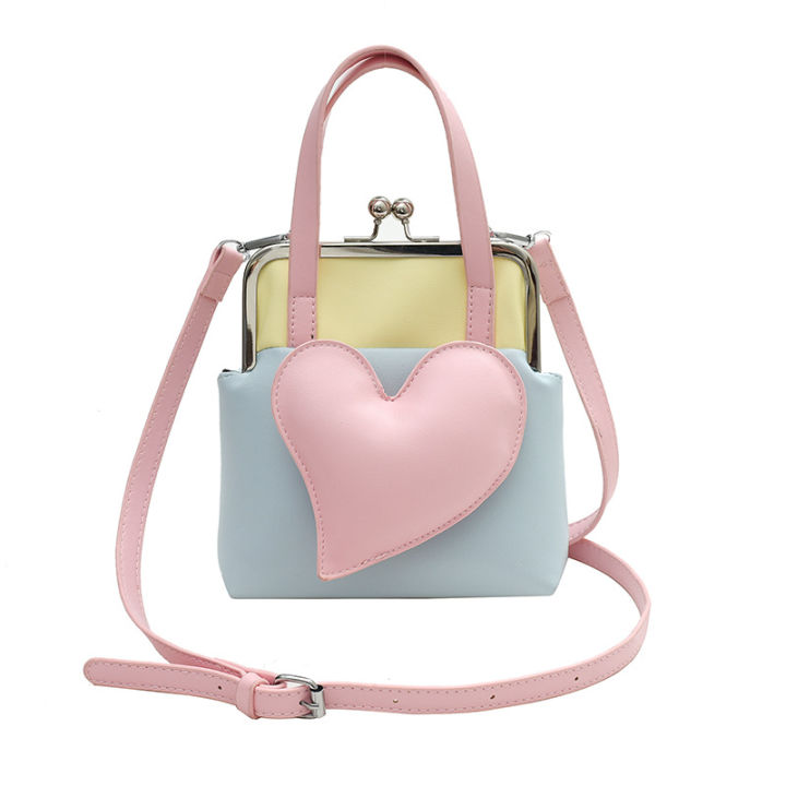 Art%20girl%20foreign%20style%20single%20new%20small%20fresh%20text%20personality%20love%20bag%20summer%202024%20shoulder%20crossbody%20clip%20small%20square%20bag%20-%20Image%205