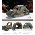 QI Resin Car Wreck Fishbowl Landscaping Various Styles Multipurpose Fish Shrimp Shelter Excellent Breeding Environment Aquarium Ornaments. 