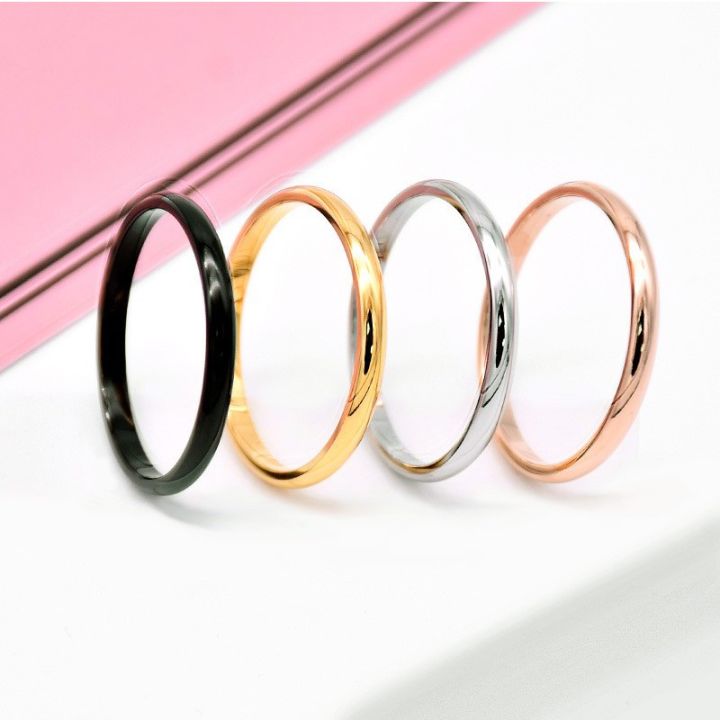 Fashion%20Simple%202mm%20Stainless%20Steel%20%20Ladies%20Smooth%20Fine%20Thin%20Finger%20Ring%20-%20Image%206