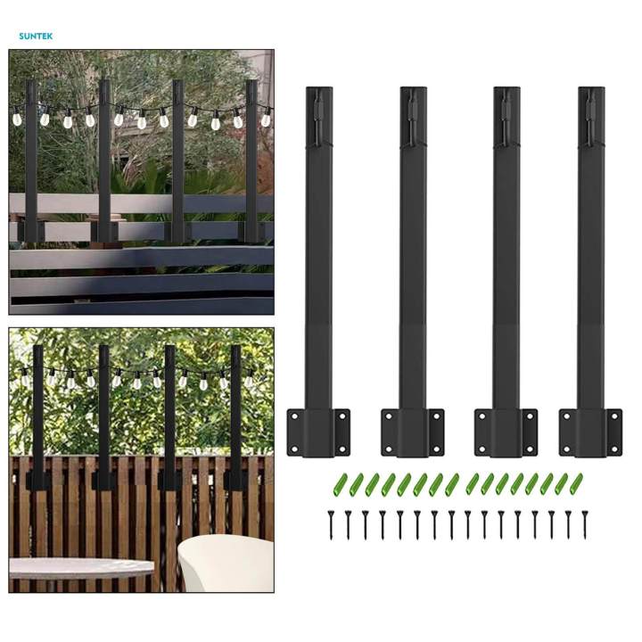 4Pcs%20Outdoor%20String%20Light%20Pole%2015.55inch%20Height,%20AdjustableMetal%20Poles,%20Patio%20Lighting%20Stand%20for%20Holiday%20Garden%20Hanging%20String%20Lights%20-%20Image%206