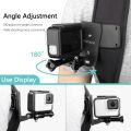 Vamson for Go Pro 10 9 8 Accessories 360-Degree Rotation Clip For GoPro Hero 9 8 7 6 5 4 3+ for yi 4K for SJCAM for SJ4000 VP512. 