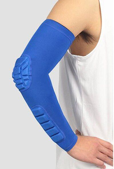 【Alizeker Mall】Arm Sleeve Armband Elbow Support Basketball Arm Sleeve Football Safety Sport Pad Brace
