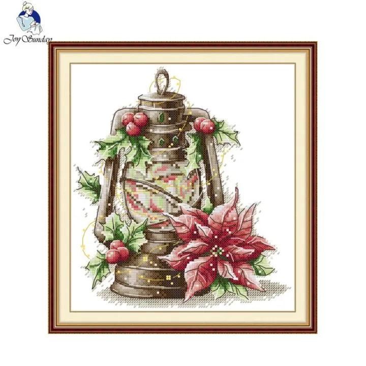 Joy%20Sunday%20Cross%20Stitch%20Kits%20Lamps%20Series%20Patterns%20Counted%20Printed%20Canvas%20Aida%2016/14/11CT%20DIY%20Hand%20Embroidery%20Sets%20Art%20Crafts%20-%20Image%205