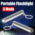 Mini keychain flashlight AAA battery powered portable multi-function waterproof light for outdoor camping small pen torch lights. 