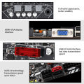 Jingsha B75M Motherboard Support i3-2100 i3-2120 i3-3240 i5-2400 i5-3450 i5-3470 i7-2600 i7-3770 2th/3th Generation LGA1155 CPU. 