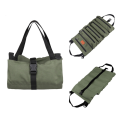 Tool Storage Bag Waterproof Canvas Multifunctional Storage Tool Black.