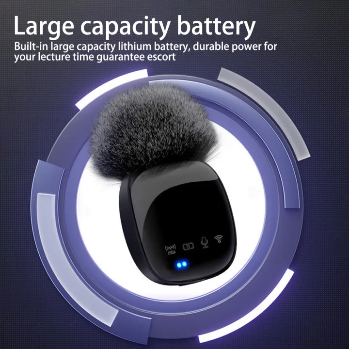 R8%20Wireless%20Lavalier%20Microphone%20Portable%20Audio%20Video%20Recording%20Mini%20Mic%20for%20iPhone%20Android%20Live%20Broadcast%20Gaming%20Phone%20Mic%20-%20Image%203