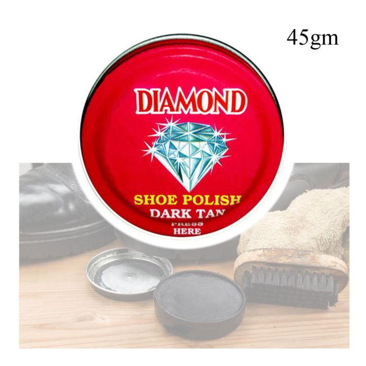 45gm%20Large%20Dark%20Tan%20Shoe%20&%20Boot%20Polish%20With%20Shoe%20Cream%20Combo%20Set%20-%20Image%203