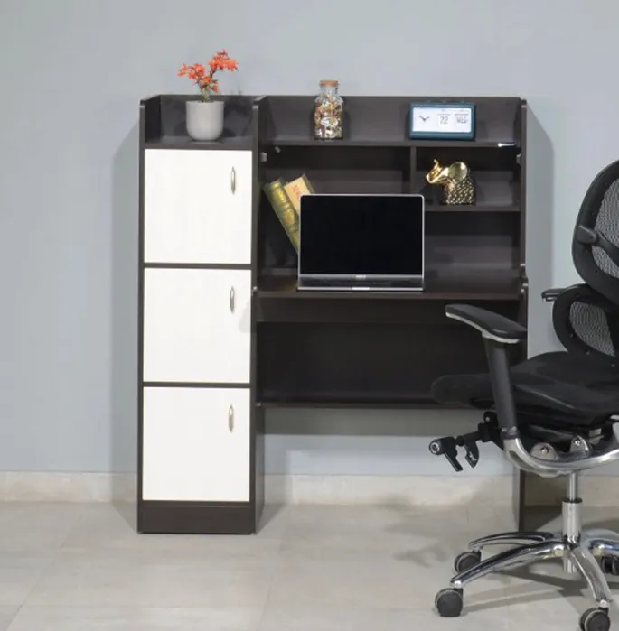 BM Best Quality Reading Table with Shelves Storage Computer Table/ Office  Desk/ Study Table by BM Furniture