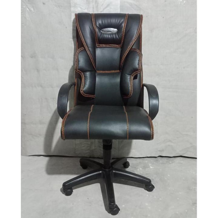 Office Executive  Hi Back Chair 360 Degree Rotary mesh chair for home to office High density sponge seat Body linked armrest concept