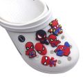 Hot Toys Disney Spider-Man Marvel superhero Croc Shoe Charms Cartoon DIY Clog Sandals Shoe Accessorie Decorations Boy Kids Gifts.