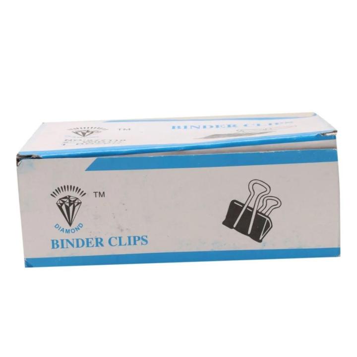 Binder Clips 15 mm (02 Packets = 24 Pcs)