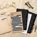 406pcs Phrase Word Stickers for Journaling Art Junk Journal Vintage Quote Stickers DIY Planner Album Scrapbooking Stickers Label.