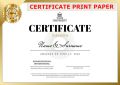 Certificate Print Paper Ambrush Paper | 150 gsm A4 size | Pack of 20 Pcs. 