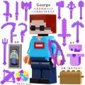 Compatible with LEGO Minecraft full set of minifigure s, Dream Pig King HIM figures, children's building block toys. 