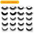 Wholesale Lots Bulk Lashes Faux Mink 10/20/30/40/50/100 Pairs Lash Tray Only Natural Fluffy 10/12/15/20mm Eyelashes. 