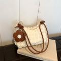 Fold Wrinkle Bag Good Quality Zipper Closure Women Shoulder Bags Pleated Bubbles Handbags for Women.