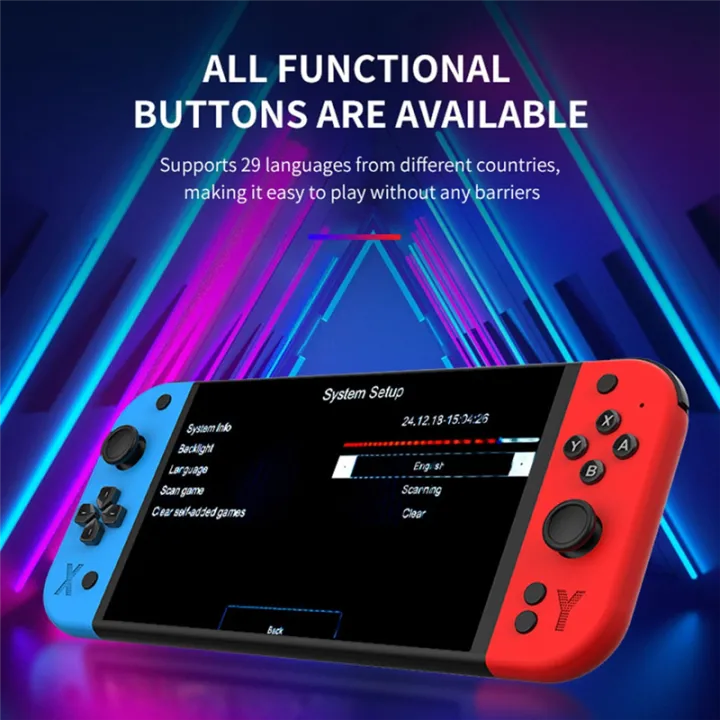 G90%20Portable%20Game%20Console%20Arcade%207%20Inch%20Screen%20over%2030%20Simulators%20Retro%20Gaming%20Controller%20for%20/PS/N64/%20White%20-%20Image%208