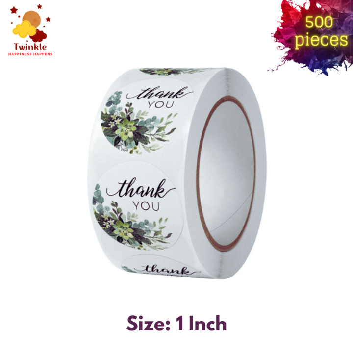 500%20pieces%201%20Inch%20Floral%20Thank%20You%20For%20your%20Order%20Stickers%20Decorative%20Thank%20You%20Label%20Sticker%20Stationery,%20Business%20Packaged,%20Gift%20Wrapped,%20Handmade%20and%20Food%20Sticker%20-%20Image%203