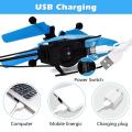 Two-Channel Suspension RC Helicopter Toy Remote Control Aircraft Charging Mini Aircraft Toy Gift For Children.