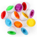 Montessori Eggs Puzzle Toys For Kids Smart Egg Puzzle Sorter Shape Matching Game Toys Baby Learning Educational Toy For Children.
