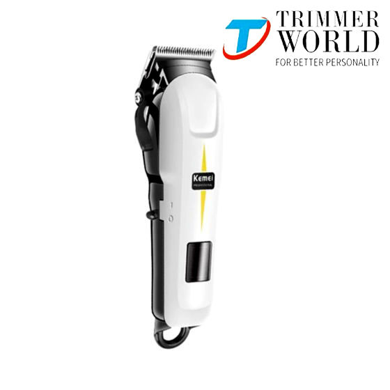 Kemei KM-809A Professional Hair Clipper LCD Display Household Rechargeable Trimmer Haircut Clipper Cutter Styling Tool by Trimmer World