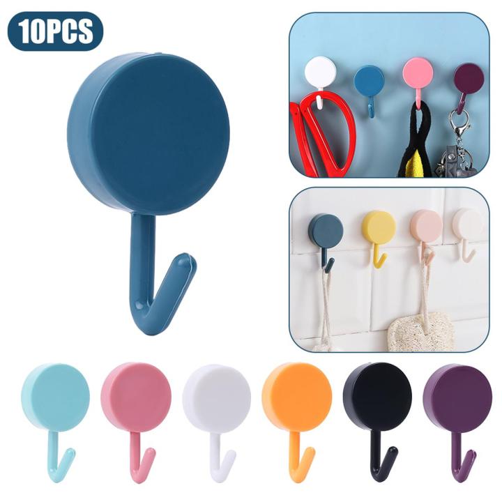 4-Piece%20Plastic%20Sticking%20Hook%20Set:%20Self-Adhesive%20Hooks%20for%20Bathroom,%20Kitchen,%20and%20Storage%20Room%20Organization%20-%20Image%202