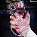 For VIVO Y27 Phone case Sparkling Star Moon Soft Silicone Transparent Butterfly + Crystal Chain For VIVO Y27 4G Phone casing.