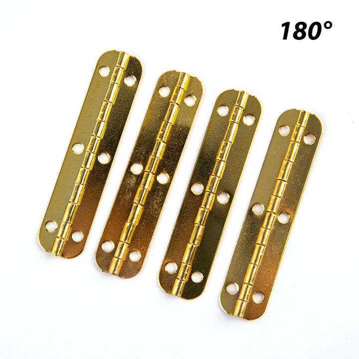 4Pcs Cabinet Hinges Hardware Jewelry Gift Music Box Dollhouse Door Window Hinge Encounter
