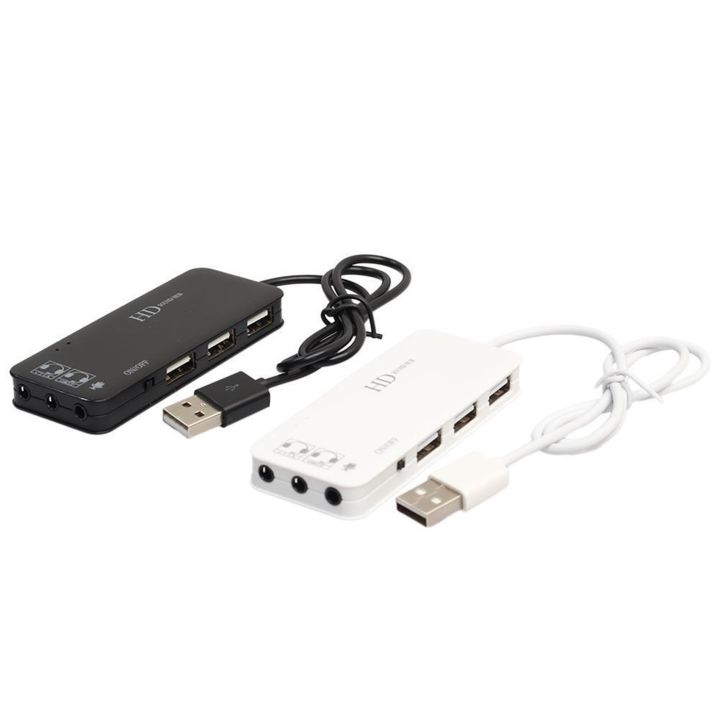 2X%203%20Port%20USB%202.0%20Hub%20External%207.1Ch%20Sound%20Card%20Headset%20Microphone%20Adapter%20for%20Pc%20Black%20-%20Image%205
